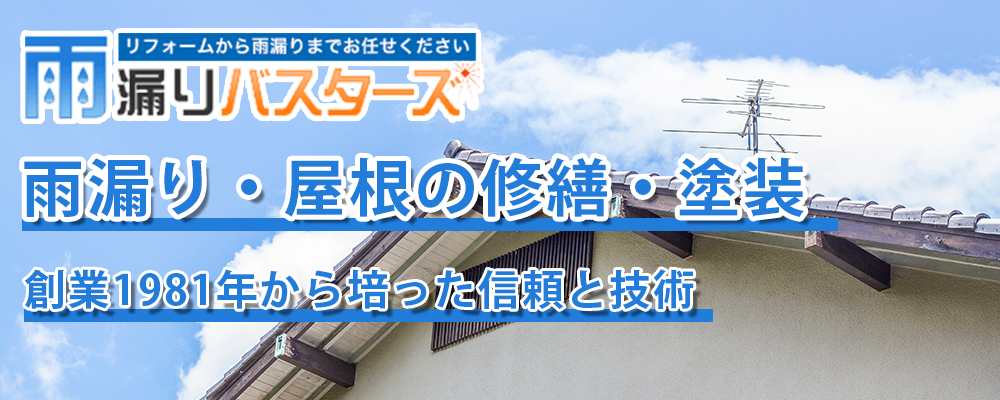 雨漏り・屋根の修繕・塗装